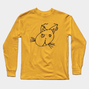 Izzo Cat Black Long Sleeve T-Shirt